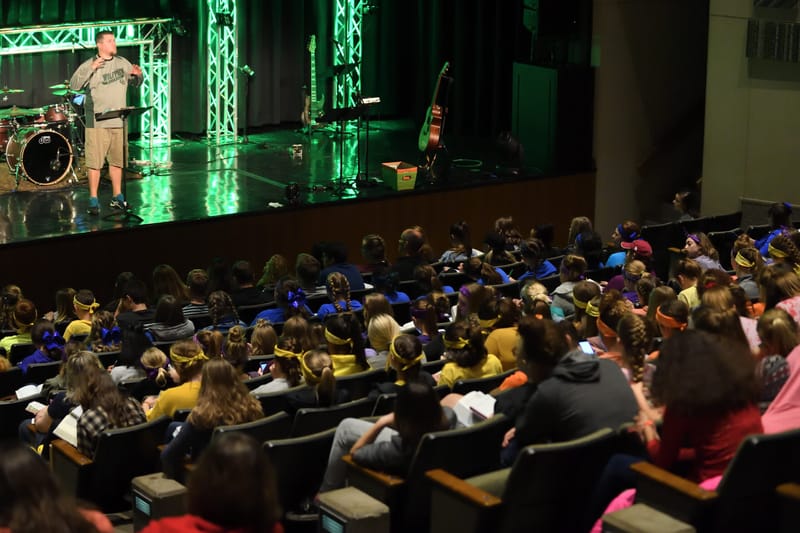 Students serving in the community